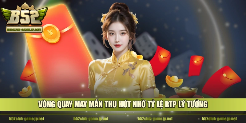 Vòng quay may mắn thu hút nhờ tỷ lệ RTP lý tưởng